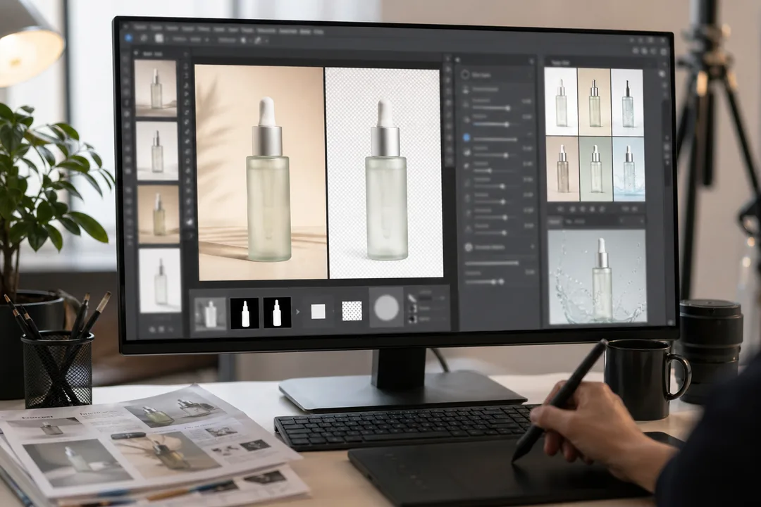 最适合设计师的 配合 Photoshop 完成典型案例：传统流程与 AI 插件流程的差别