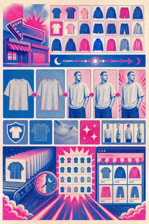 换模特实操 配合 Photoshop 完成先给结论：服装电商 AI 换模特实操能解决什么问题