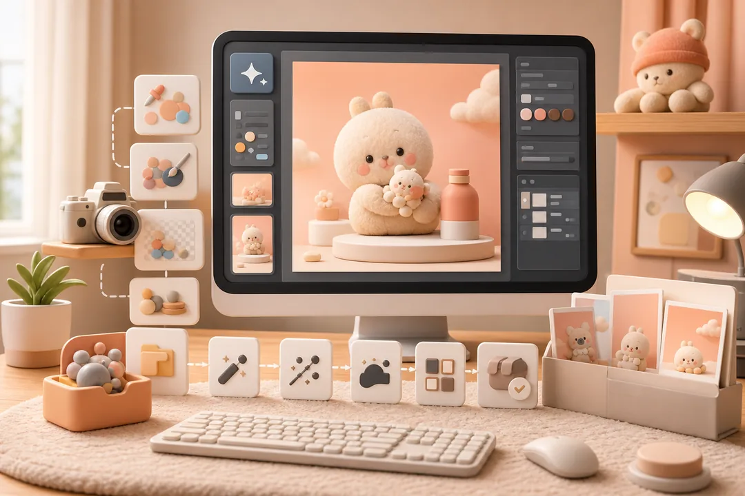 海报生成插件 完整交付流程 配合 Photoshop 完成问题是什么：为什么“生成一张图”还不等于完成交付