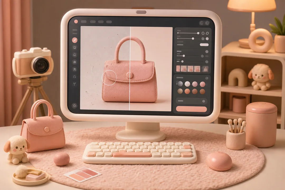 Photoshop修瑕插件 在为什么要用 Photoshop AI 修瑕插件场景下的工作示意