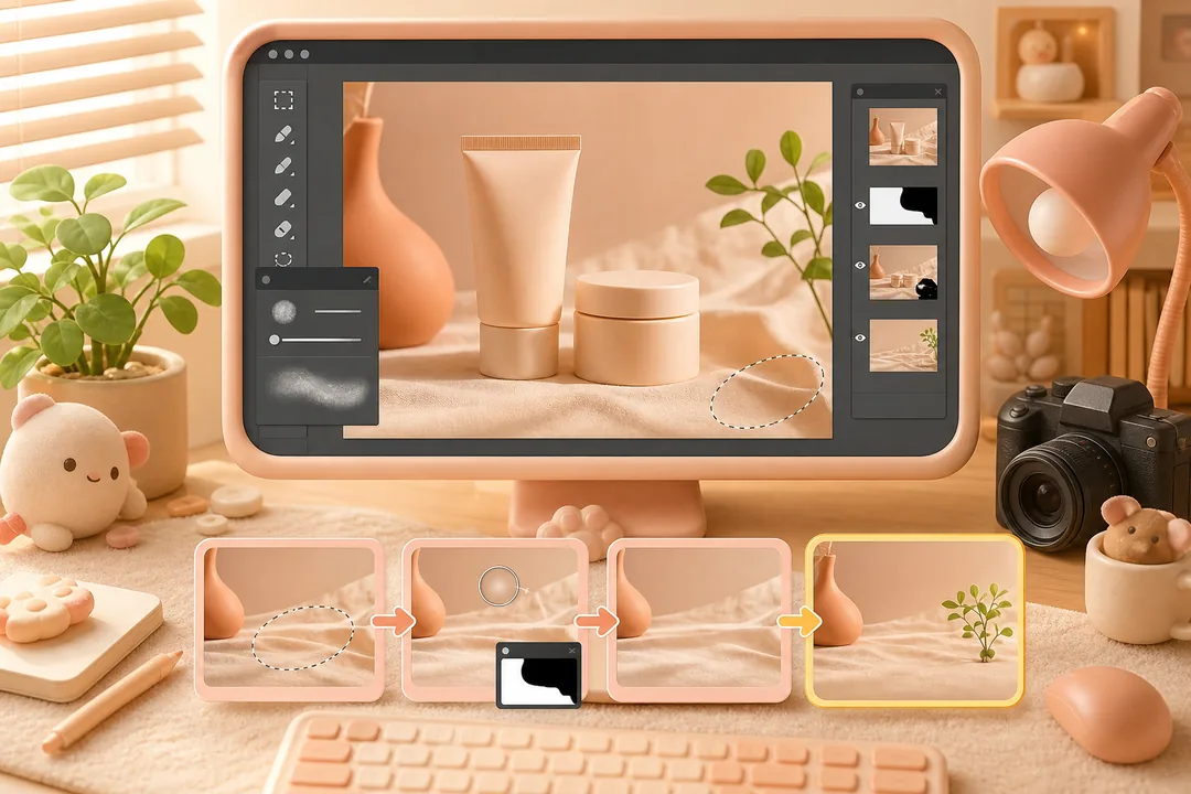 Photoshop 局部重绘插件步骤：从选区到出图 步骤演示，使用 Photoshop局部重绘插件