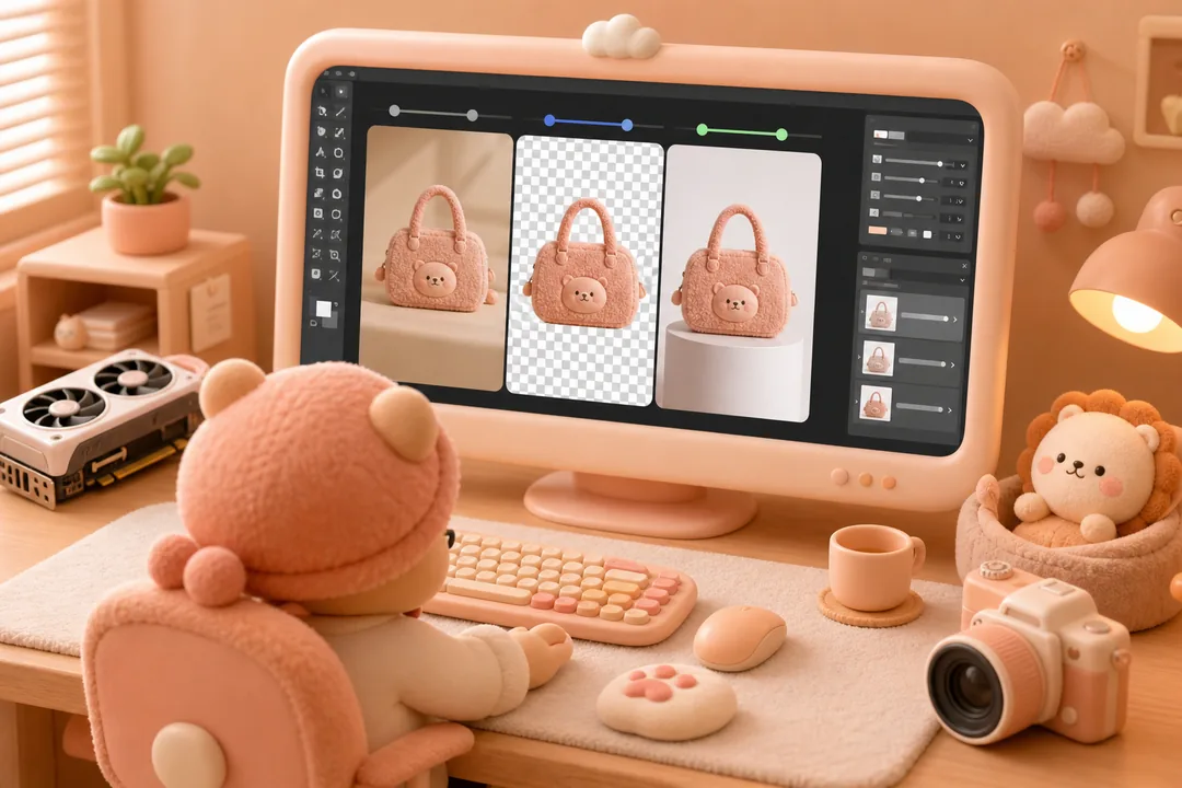 Photoshop插件 在操作步骤：Photoshop AI 插件 GPU 加速配置怎么做场景下的工作示意