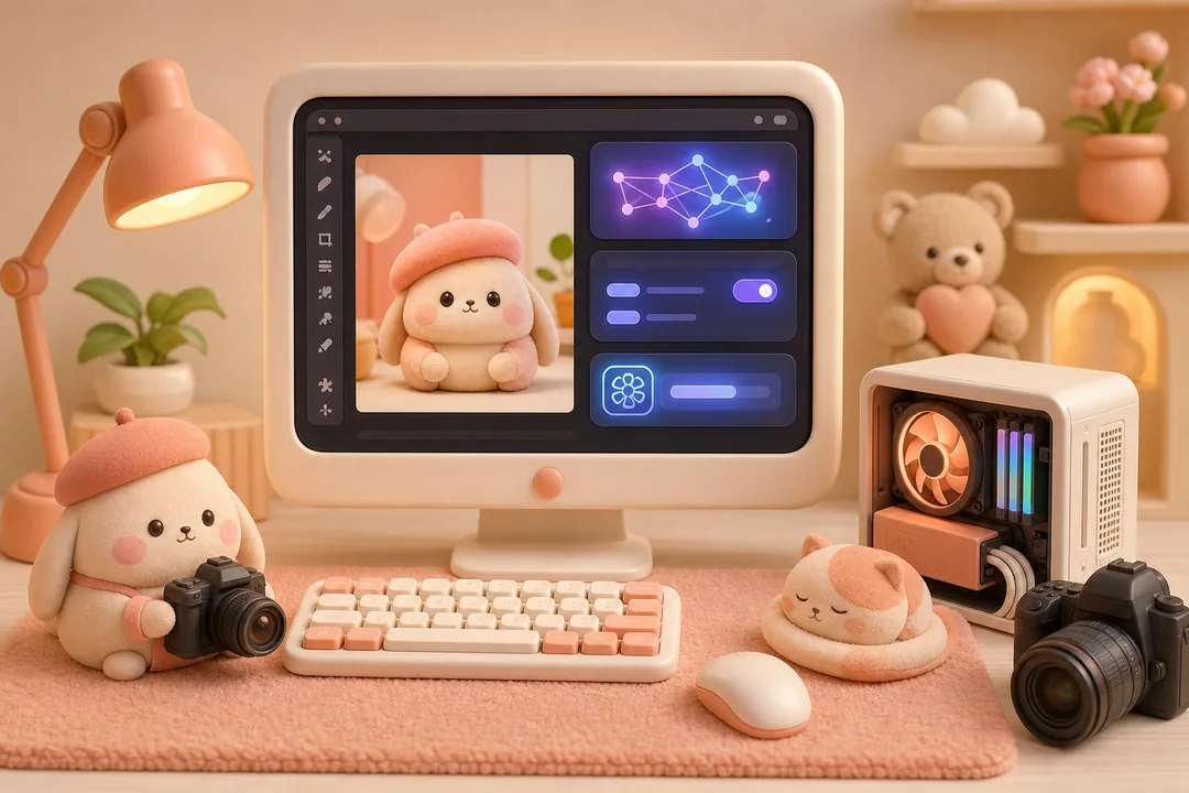 Photoshop AI 插件 GPU 加速配置步骤 效果示例，Photoshop插件 出图