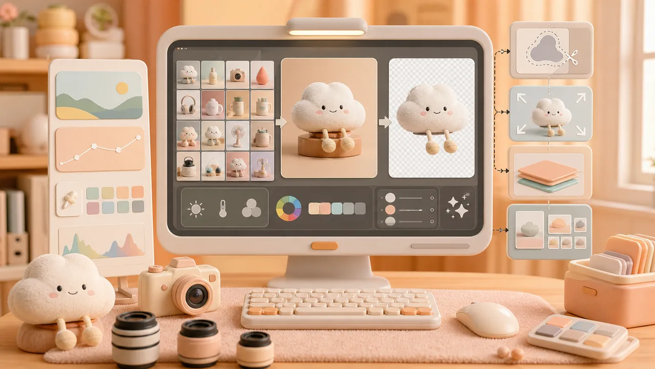 Photoshop插件与 Photoshop AI 插件与 Lightroom 协同是什么？ 实操截图