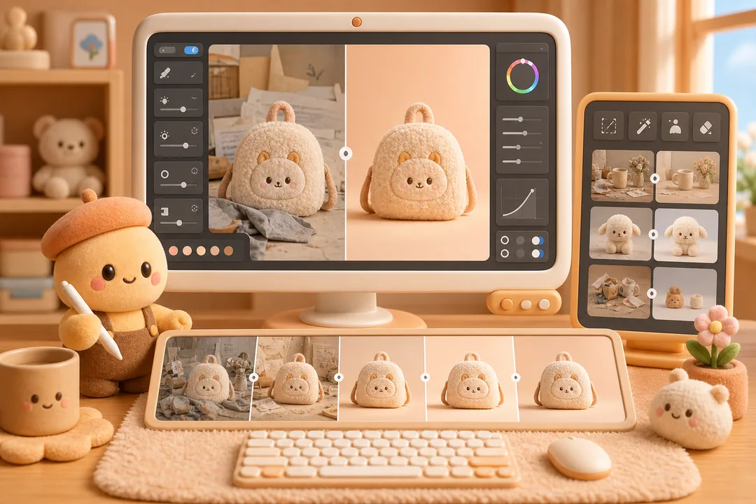 实战场景三：客户素材修复：Photoshop插件与 处理前后对比