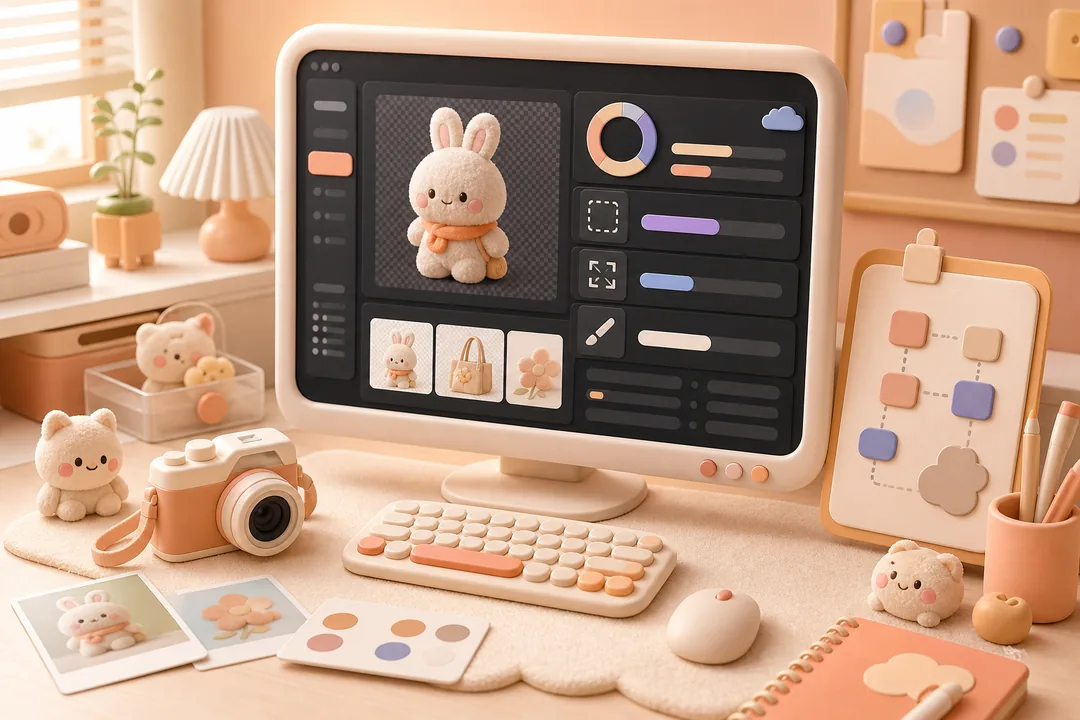 Photoshop AI 插件 token 配额查询步骤：Photoshop插件 处理前后对比