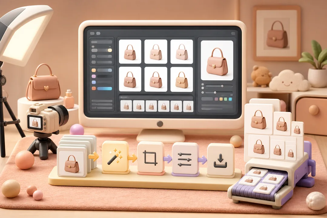 批量修图插件 配合 Photoshop 完成批量修图插件怎么做：可复制的操作流程
